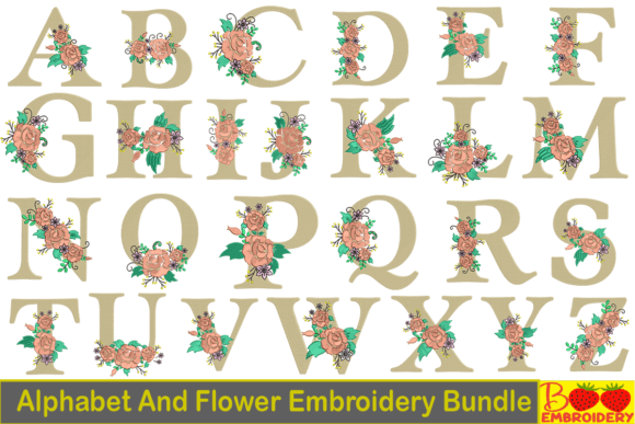 Review: Alphabet and Flower Embroidery Bundle for Sweatshirts