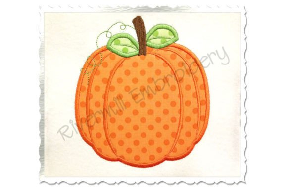 Review: Applique Pumpkin Embroidery Design for Fall