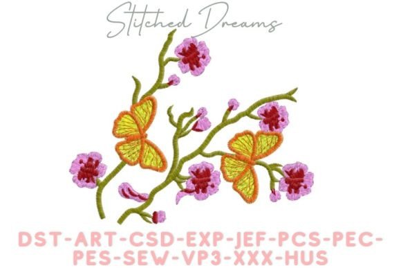 Review: Butterflies and Flowers Embroidery for Apparel