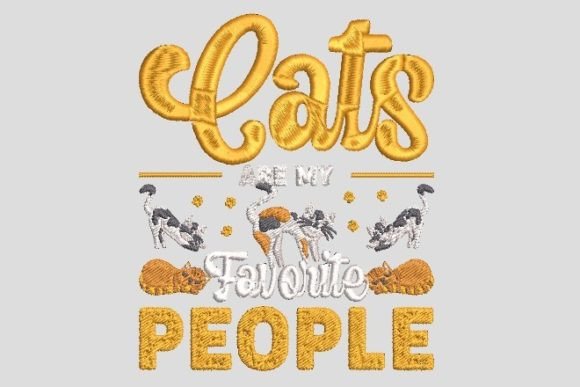 Review: Cats Are My Favorite Embroidery File