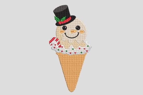 Review: Christmas Candy Ice Cream Cone Embroidery