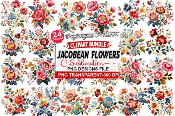 Review: Embroidery Jacobean Flowers Sublimation for Merch