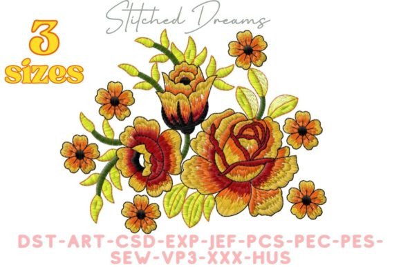 Review: Various Flowers Embroidery Design for Holiday Crafts