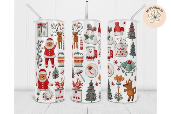 Reviewing 20oz Deer Embroidery Christmas Tumbler2 for Apparel