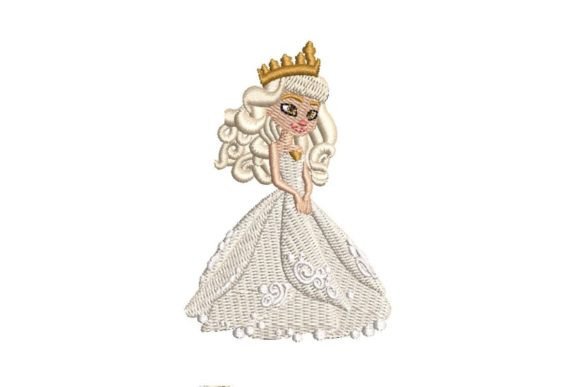 Reviewing Cartoon Princess Embroidery Design 5