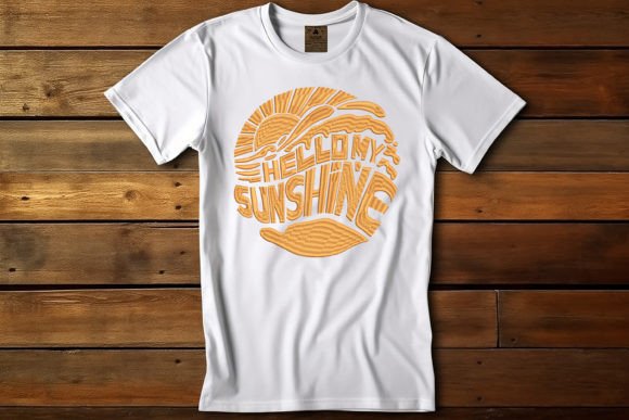 Reviewing My Sunshine Embroidery Design for Boutique Apparel