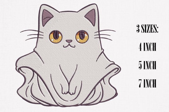 Reviewing the Boo Ghost Cat 4 Halloween Embroidery Design
