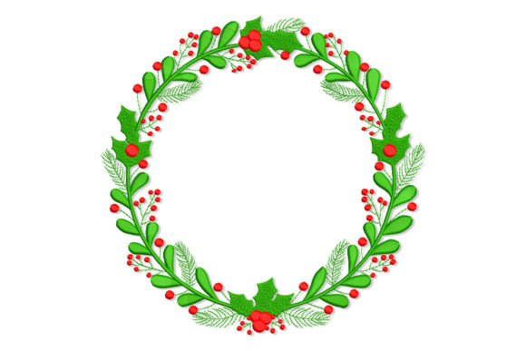 Reviewing the Christmas Wreath Embroidery Design