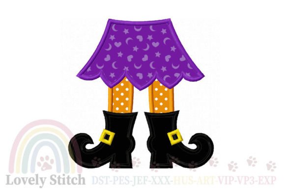 Reviewing the Witch Boots Applique Embroidery Design