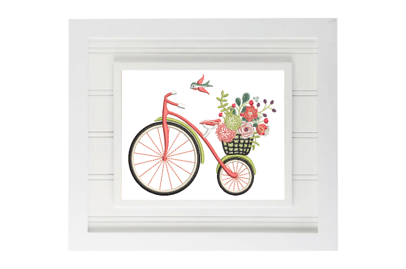 Spring Bike Embroidery Design: A Craft Fair Review