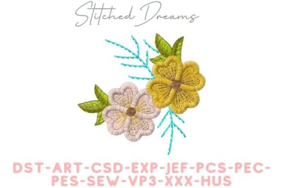 Twin Blooms Embroidery Design: A Pro Review